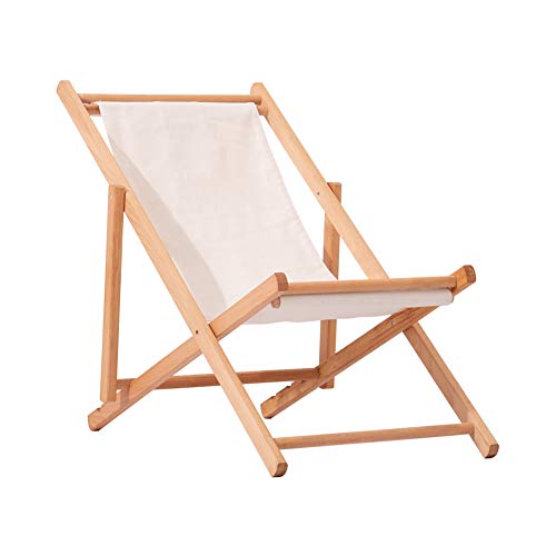 Gartenstuhl Zusammenklappbar Strandstuhl Faltbar Aus Stoff Mehrfarbig Strandkorb Klappstuhl Tragbarer Massivholz Leinwand Liege Büro