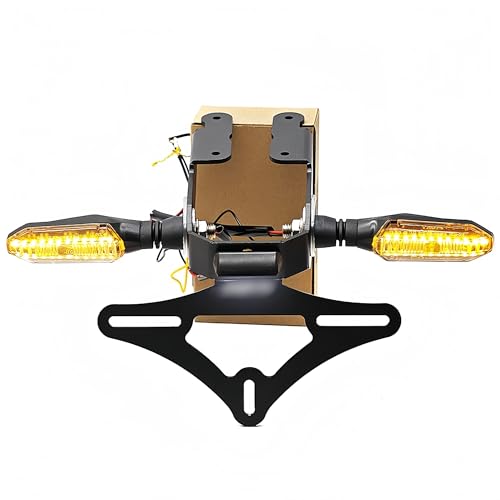Support de plaque d'immatriculation moto Ninja 650 anti vibrations ajustement parfait