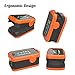 Pulse Oximeter,OLED Display Oxygen Monitor Fingertip,Blood Oxygen Saturation Monitor(SpO2) with Carrying Case,Silicone Cover (Orange)