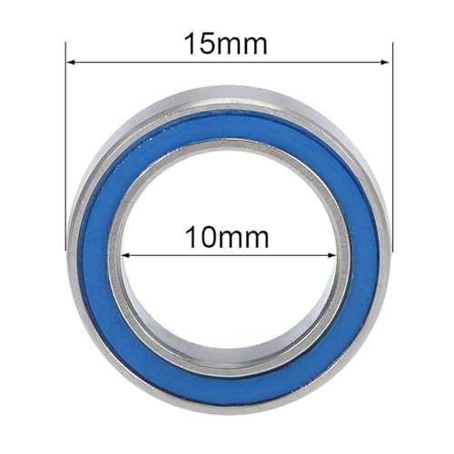 Roulement à billes 6700 10x15x4mm étanche pour modélisme et impression 3D x80 - 3