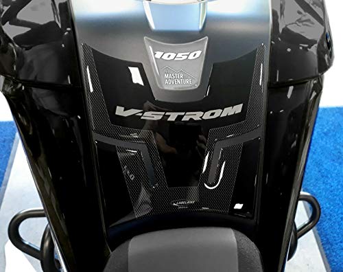 labelbike - Autocollant 3D Moto Réservoir Protection et Décoration en Résine Compatible avec Suzuki V-Strom 1050