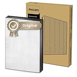 Filtro de Repuesto Original Philips para Purificador de Aire Series 2000i y 3000i AC2887/AC2889; AC2892; AC3829; HEPA NanoProtect; 24 Meses de Vida Útil; Negro/Blanco (FY2422/30)