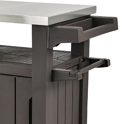 Keter 229369 Outdoor Rolling Table Cart For Food Prep, Storage, Bar & Grill thumb #9