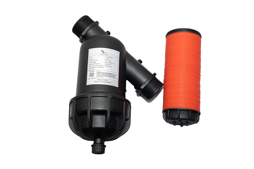 Shree 2 inch [63mm] ISI MARK/Y type Disc Filter for R.O. Filter, Garden Lawn, Drip irrigation filter, Home or Apartment Water Tank_120 Mesh/130 Micron | 6 Months Warranty |Made In INDIA-image-15