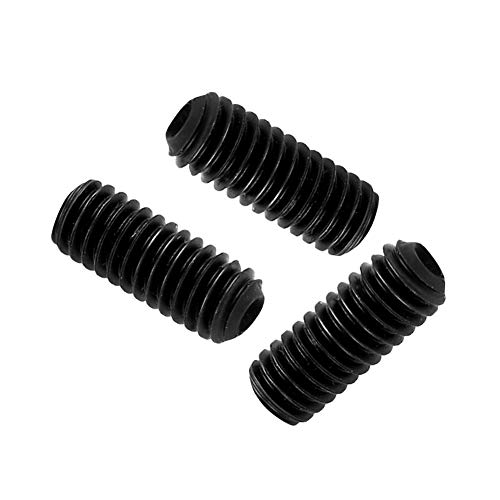 Preisvergleich Produktbild Daytwork Eisenwaren Kohlenstoffstahl Gewindestifte Madenschrauben - Güteklasse 12.9 Hochfest Inbusschlüssel Sechskant Innensechskant Kopf Nägel Vollgewinde Glatt Maschine Satz Schraube M6