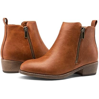 Jeossy Women's 905 Ankle Boots, Classic Low Heeled Short Booties, Casual Comfortable Boots with Wide Widths Available - Image 7