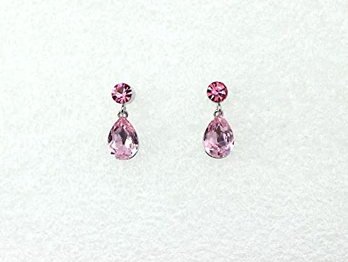 Image of Faship Gorgeous Rhinestone Crystal Floral Necklace Earrings Set
