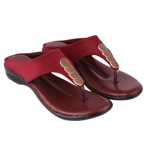 Image of Women's Fashion Sandal | Faux Leather, Comfortable & Stylish Wedges | Ideal for Casual & Formal