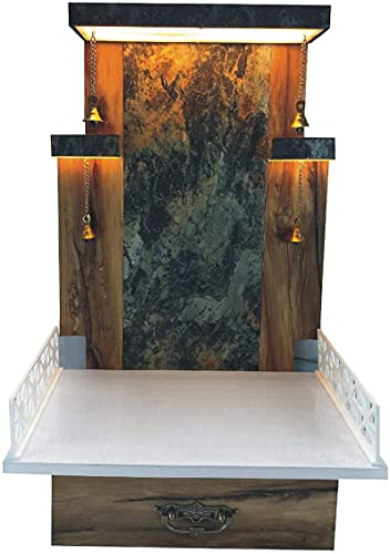 Temple de la maison LED en bois pour créer un espace de prière serein au bureau