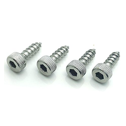 50 tornillos M4 acero inoxidable hexagonal 12mm miniatura 2