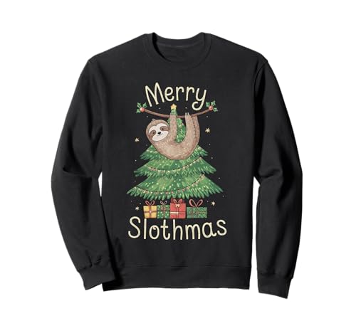Merry Slothmas Faultier Weihnachten Pyjama Faultierliebhaber...