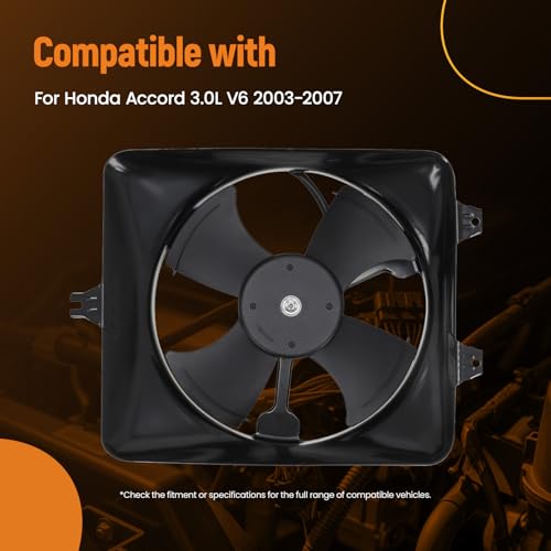 Image of maXpeedingrods A /C Condenser Cooling Fan for Honda Accord Right Side 03-07 | HO3115125 38611RCAA01 38615RCAA00