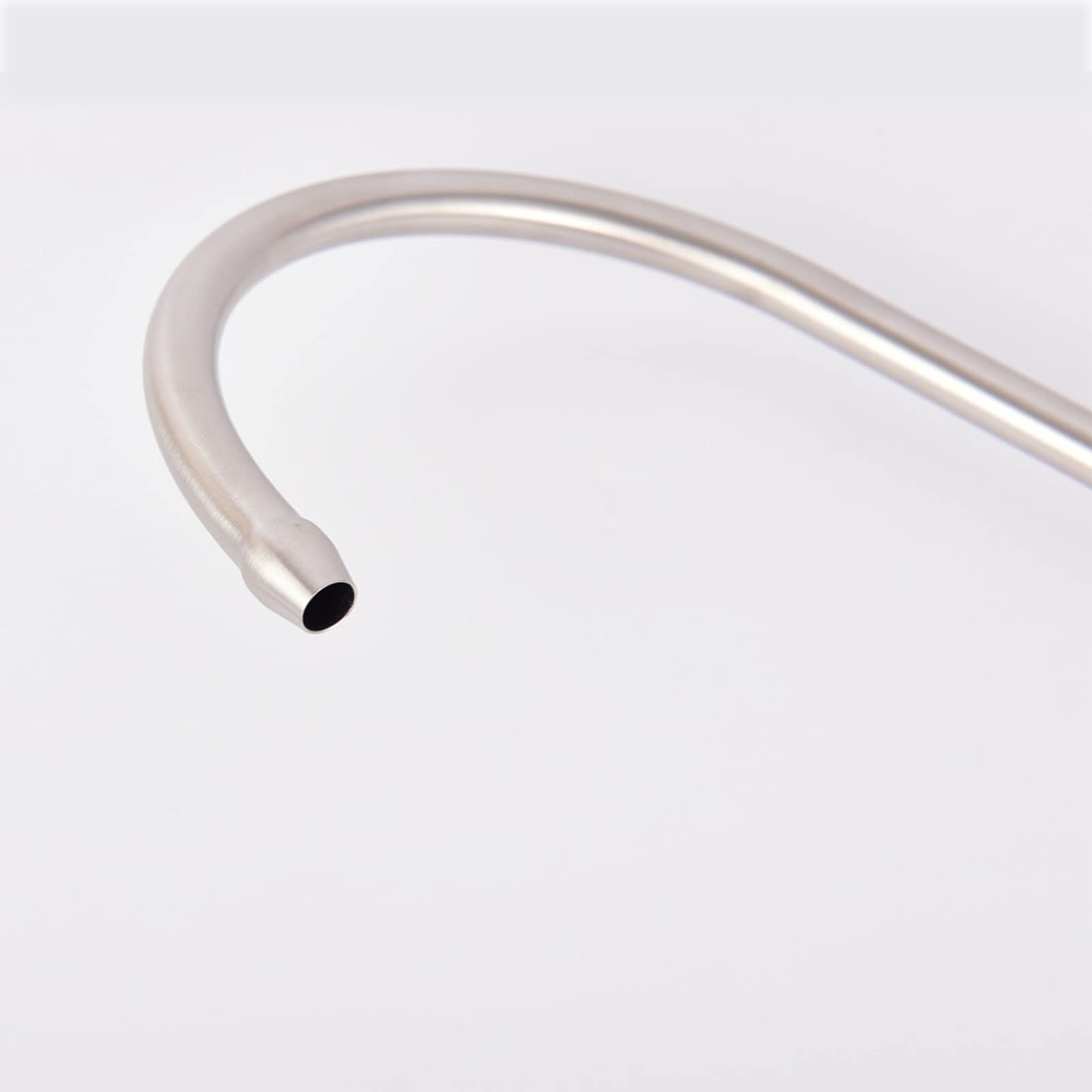 Grifo purificador de Agua, Grifo de Filtro de Agua Potable de Acero Inoxidable con diseño de Cuello de Cisne para Fregadero de Cocina, Acabado Cepillado para Agua Limpia.