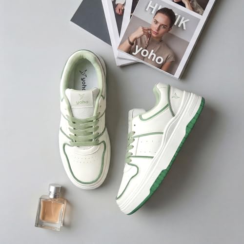 Image of YOHO UrbanDash Sneakers for Woman | Strong Grip, Cushioned Insoles | Comfortable & Stylish for Everyday Use Shoes for Woman /Girls /Ladies -1050