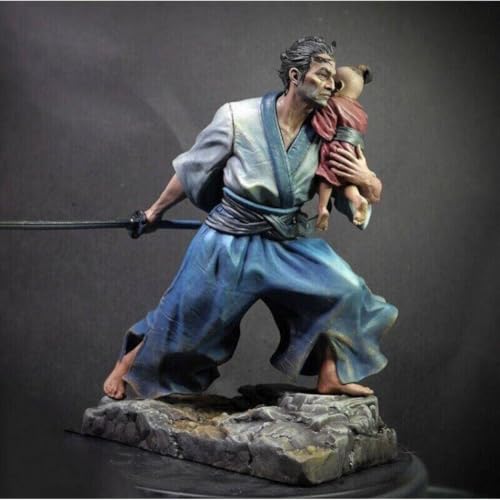Kit d'impression 3D Samouraï 1/24 collection miniature résine premium