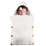 Fascigirl Manta Swaddle Tejida Saco De Dormir Suave Para Bebé De Felpa Abrigo Cálido Para Dormir Para Bebés Swaddle Para Bebés Saco De Dormir Para Recién Nacidos