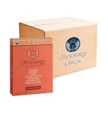 Lovebird Gluten Free Cereal - Organic Grain Free Cereals Paleo AIP Dairy Free Keto Friendly No Refined Sugar Healthy Snacks for Kids, Adults (Cinnamon, 4 Pack)