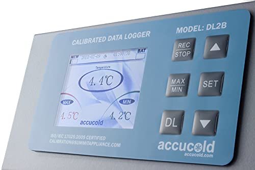 USB Digital Data Logger (DDL) Medical - General Purpose - NIST calibrated USB Temperature Logger with Large Display, Internal Memory, and Alarm in standalone kit Form for aftermarket Installation