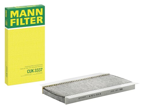 MANN-FILTER CUK 3337 Innenraumfilter/Kabinenluftfilter - Pollenfilter mit Aktivkohle - fĂĽr Pkw + Transporter