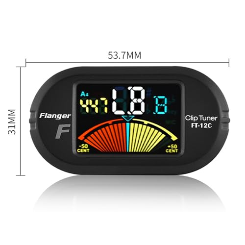 KOCAN Accordeur de guitare à clipser pour guitare chromatique basse, violon, ukulélé, écran d’affichage LCD couleur, accordeur de guitare portable avec clip rotatif pliable, fonction d’arrêt automatiq - Les Beatles, Paul McCartney, John Lennon, RIngo Starr, George Harrison KOCAN Accordeur de guitare à clipser pour guitare chromatique basse, violon, ukulélé, écran d'affichage LCD couleur, accordeur de guitare portable avec clip rotatif pliable, fonction d'arrêt automatiq – Image 8
