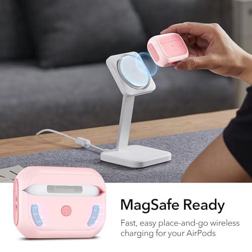 Image of ESR for AirPods Pro 2 Case, Compatible with MagSafe, Pink