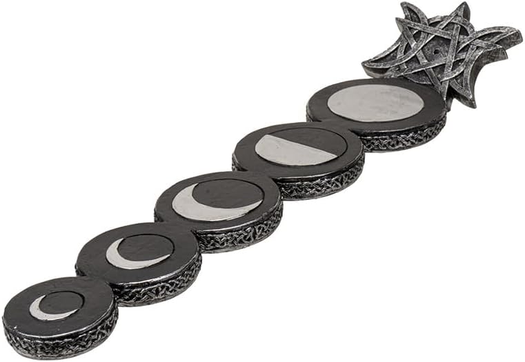 Pacific Giftware Mystic Moon Incense Burner, 11.33 Inches Length, Decorative Incense Holder