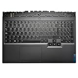 New Backlit Spanish Keybord for Lenovo Legion 5-15IMH05H 15IMH05 15ARH05H 15ARH05 with Palmrest Upper Cover with Touchpad