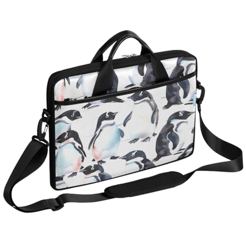 Bolsa para Laptop 15 Pulgadas con Estampado de Pingüinos miniatura 1