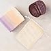 SOIMISS Cotton Linen Soap Storage Bags Drawstring Mesh Foaming Soap Pouch for Bath Shower (Mixed Color)