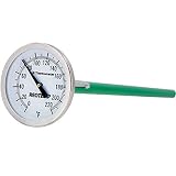 REOTEMP K82-3 Soil Thermometer, 7 Inch Stem, Waterproof, for Seeding and Transplanting Garden Temper