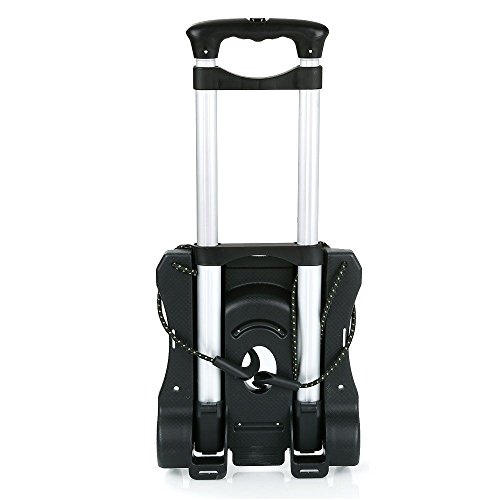 SavingPlus HEAVY DUTY FOLDING HAND SACK TRUCK BARROW CART WHEEL TROLLEY Black 35KG UK