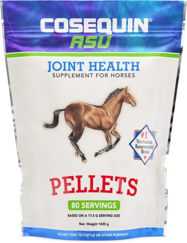 Nutramax Cosequin ASU Pellets Joint Health Supplement for Horses - Pellets with Glucosamine and Chondroitin, 1420 Grams