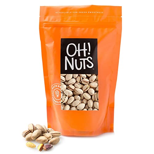 Oh! Nuts 2 Lb Specialty Pistachios Finely Salted | Imported Turkish Antep Pistachios Roasted And Lightly Salted (Package May Vary) #TOP26
