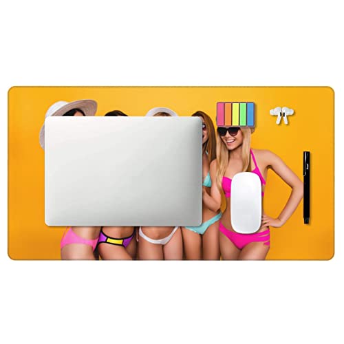 Custom Mouse Pad Personalized Gaming Mouse Pad With Photo Text Make Your Own Large Mouse Pad For Pc Laptop Desk Office 16"X29.5" #TOP5