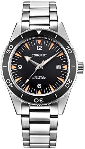 Mens Watches Automatic Mechanical Analog Wrist Watch with Date, Japanese Movement, Sapphire Crystal, Luminous, 41mm