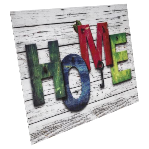 Valia Home Felpudo - 3 diseños - Felpudo atrapasuciedad para interior y exterior - Felpudo - Alfombra de limpieza antideslizante - Felpudo puerta - Diseño de casa 60 x 40 cm, poliéster Cover