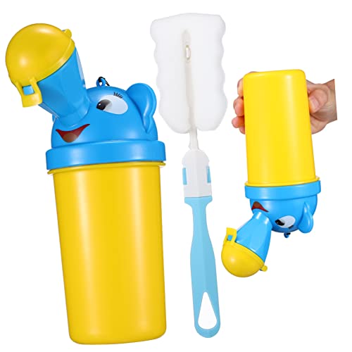 ANDRESLAD 緊急用トイレ 子供用 ポータブル 子供用 おしっこトイレ 旅行用小便器 トイレトレーニング用小便器 男の子用 コンパクト 漏れ防止 キャンプ 車 ビーチ どこでも使える ランダムカラー