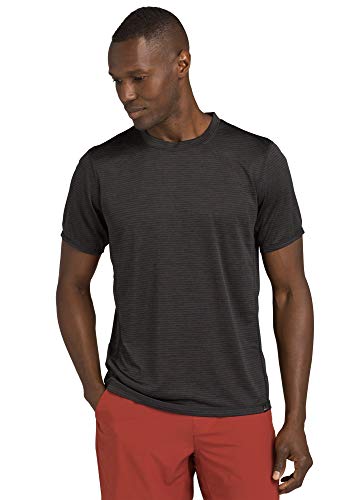 Prana Men's Hardesty Shirt, Black Out, Small #TOP6
