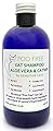 99% Natural SHAMPOO FOR CATS - ALOE VERA & CATNIP - 250ml by POO FREE . No Sulfates, No Parabens. For Cats with Sensitive Skin. Soothes, Relieves Itchiness, Eliminates Germs and Smells. Concentrated.
