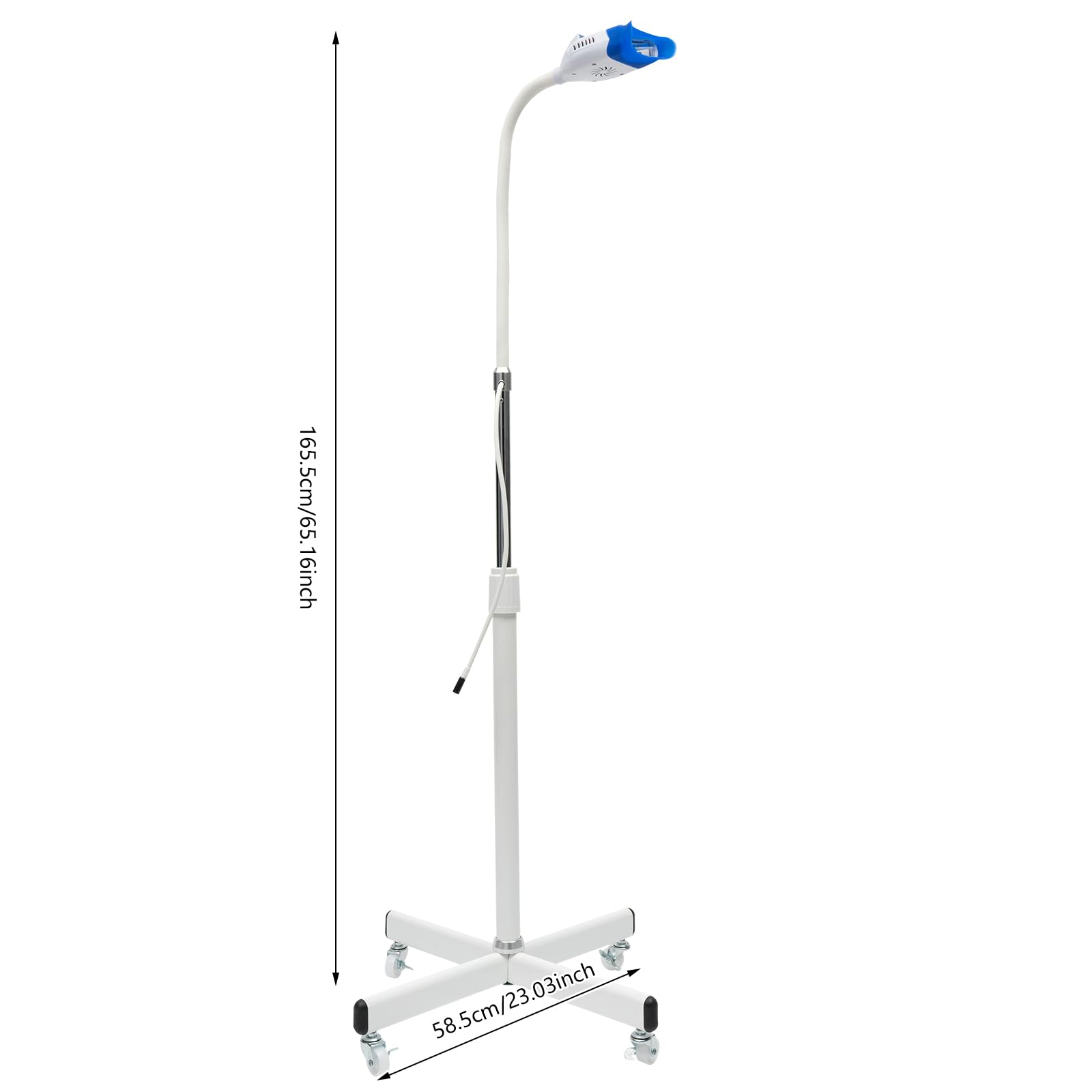 Dispositivo de blanqueamiento dental, lámpara de blanqueamiento dental, 6000 MW/CM² con 10 LED, lámpara blanqueadora de dientes con protectores bucales esterilizables, apagado automático 20 min, para