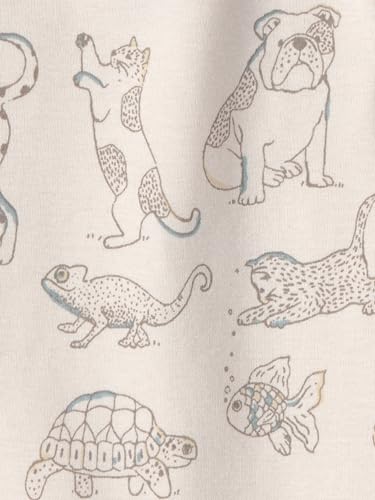 Image of little planet by carter's Unisex Baby 3-pack Short Sleeve Bodysuits Made With Organic Cotton