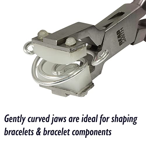 The Beadsmith Nylon Jaw Bracelet Bending Pliers, 6.25 inches (159mm), Comfort Grip Handle with Double-leaf Spring - Image 2