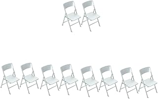 Totority 10 Pçs Cadeira Dobrável Para Casa De Bonecas Boneca De Cabelo Decoração De Quarto Infantil Mini Brinquedo Cadeira Para Casa De Bonecas Em Miniatura Cadeira Dobrável Em Miniatura