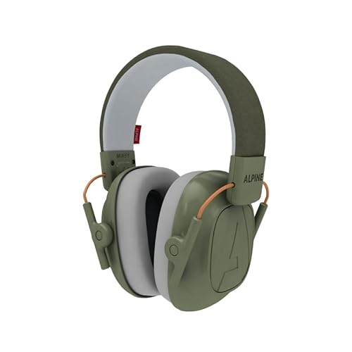 Alpine Muffy Noise Cancelling Headphones For Kids - 25Db Noise Reduction - Earmuffs For Autism - Sensory & Concentration Aid - Green #TOP26