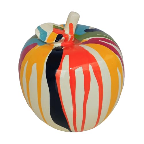 JOOMBE Colorful Apple Autumn Decorations, Resin Apple Sculptures, Medieval Modern
