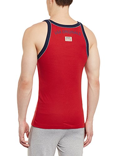 Image of Jockey US54 Men Super Combed Cotton Square Neck Gym Vest with Graphic Print