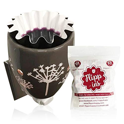 Flippins, Wax Melt Warmer Liners, 10 Reusable & Leakproof Liners, Wax Warmer Liner