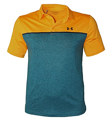 Polo UA Play Off Edgelit 1362495 pour homme coloris bleu marine taille M