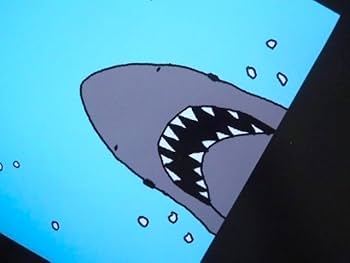 Amazon.co.jp: A4 額付き ポスター JAWS ジョーズ 鮫 サメ 海