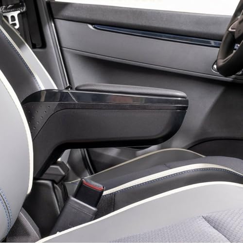 Rati Armster 2 Armrest Compatibile Con Mazda 2 Rhd 2007-2014 Pelle Artificiale Nera - 3